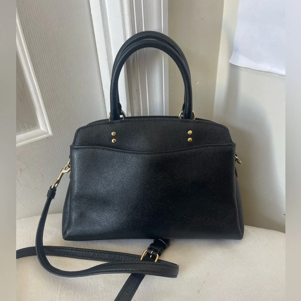 Coach Mini Lillie Carryall Black Satchel Bag EUC - Picture 13 of 13